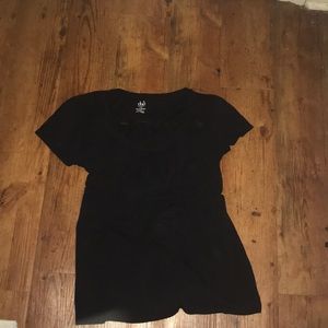 Black maternity shirt